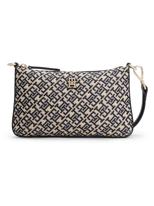 Borsa blu in poliuretano